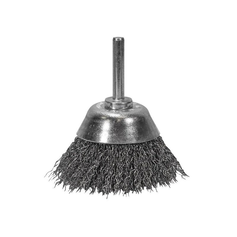 Faithfull Wire Cup Brush x 6mm Shank, 0.30mm Wire 50-75mm