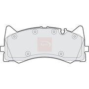 Apec Front Brake Pad Set PAD2176