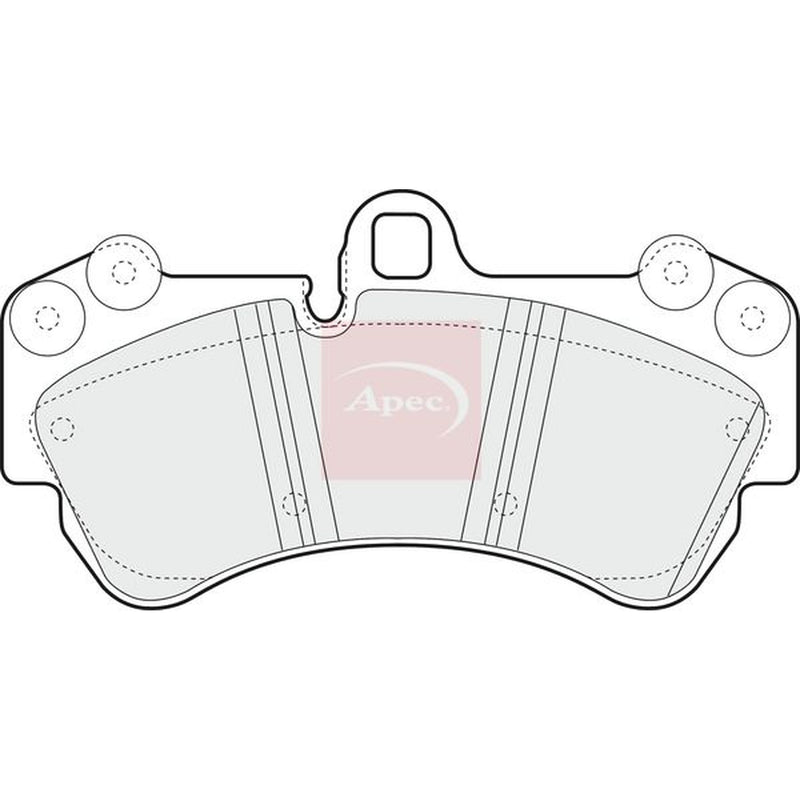 Apec Front Brake Pad Set PAD1314