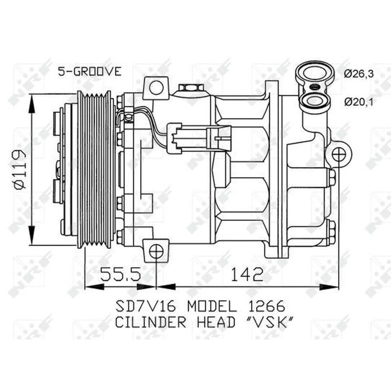 NRF Air Conditioning Compressor 32269