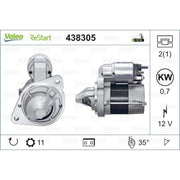 Valeo Starter Motor 12V 0.7kW 11 Teeth 438305