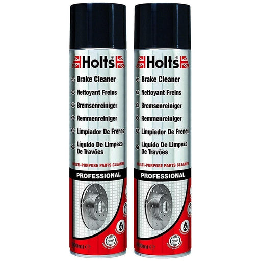 2x Holts Professional Brake & Clutch Cleaner Spray Grime Degreaser Remover 600ml Holts  - Town Parts
