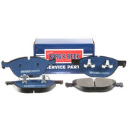 Borg & Beck 4 x Front Brake Pad Set BBP2187