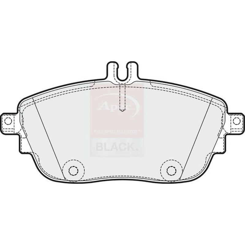 Apec Front Brake Pad Set PAD1881B