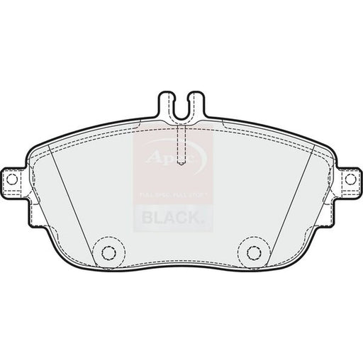 Apec Front Brake Pad Set PAD1881B