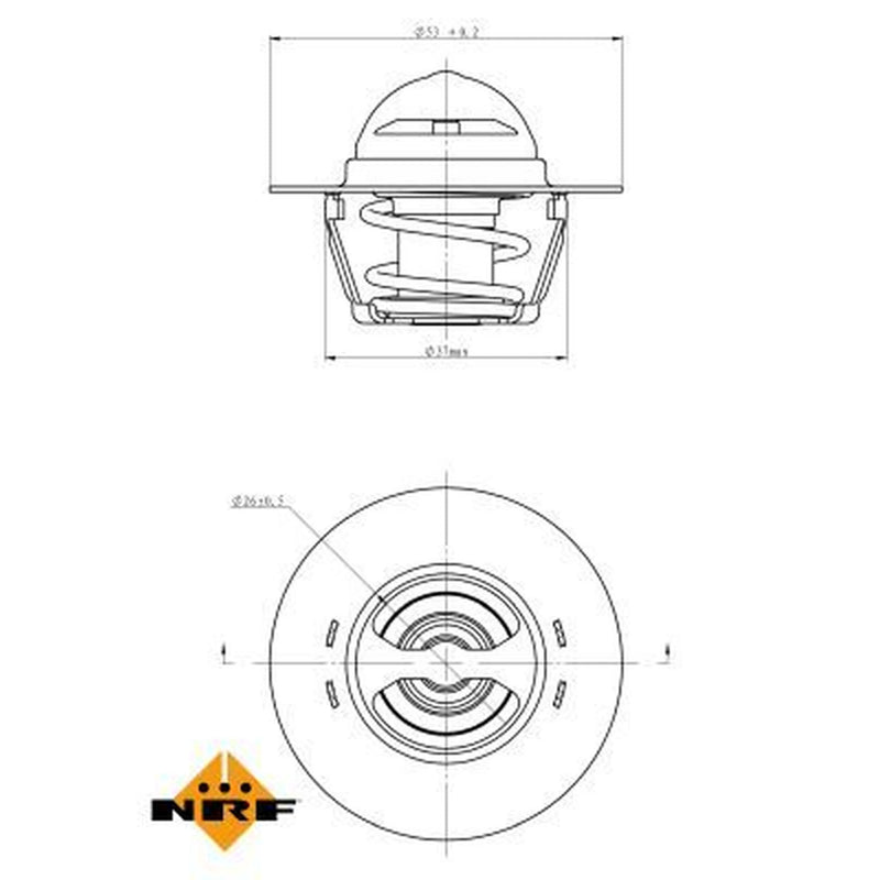 NRF Thermostat,Coolant 725128