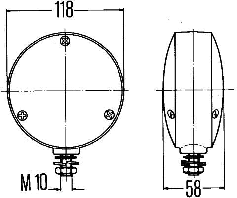 Hella 2BA 003 022-007 Direction Indicator