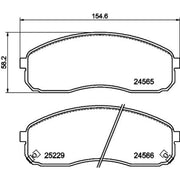 DON Front Brake Pad Set PCP1966