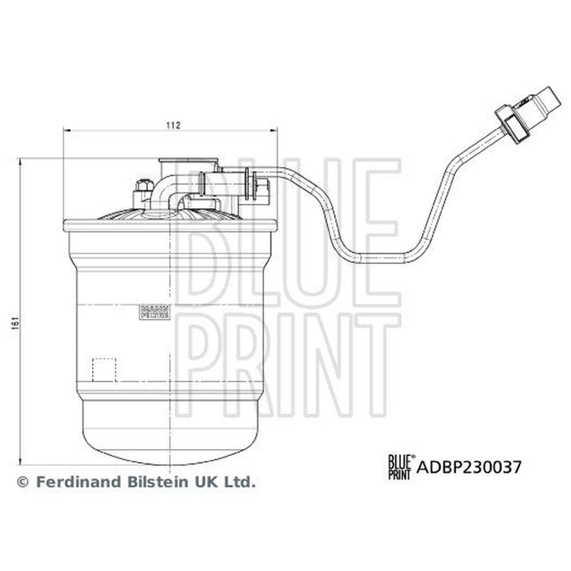 Blue Print Fuel Filter Element ADBP230037