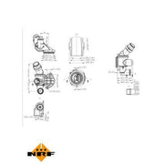 NRF Thermostat,Coolant 725003