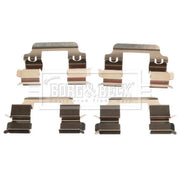Borg & Beck Brake Pad Accessory Fitting Kit Rear BBK1247