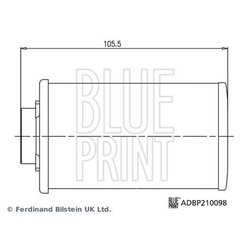Blue Print Automatic Transmission Hydraulic Filter ADBP210098