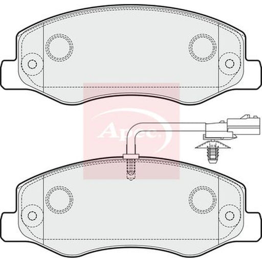 Apec Rear Brake Pad Set PAD1783