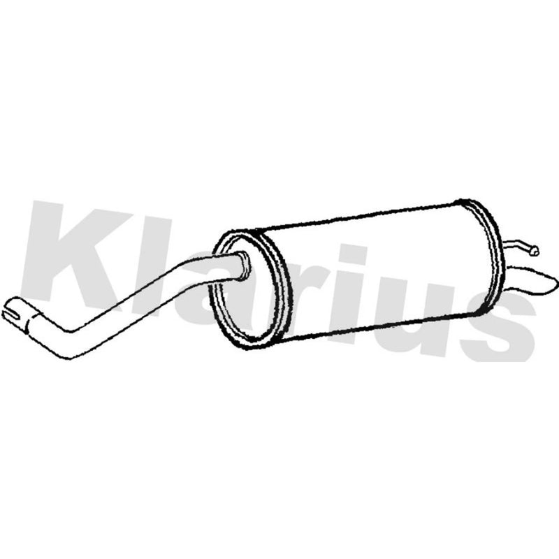 Klarius Box With Tail Pipe Rear VW700G