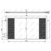 NRF Air Conditioning Condenser 350061