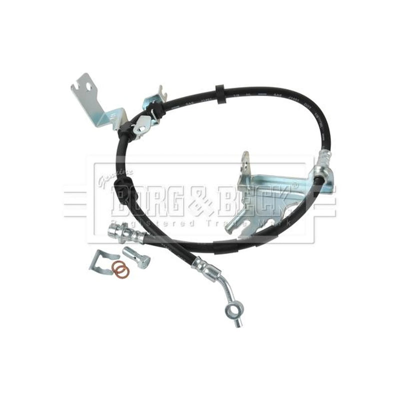 Borg & Beck Brake Hydraulic Hose Line Front Left BBH9056