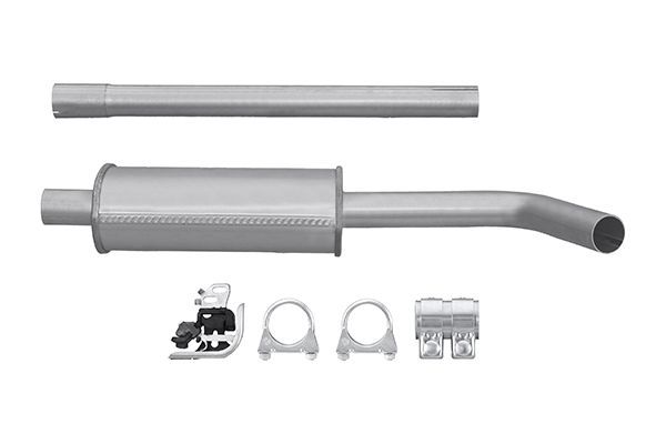 Hella 8LC 366 025-801 Centre Muffler