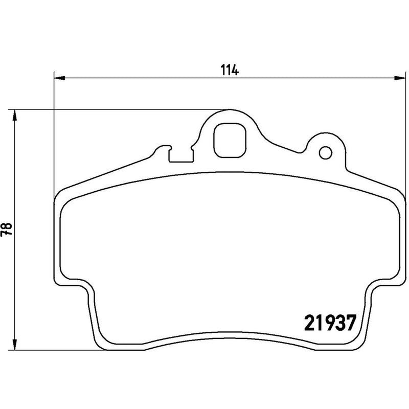 Brembo 4 x Front Brake Pad Set P65007