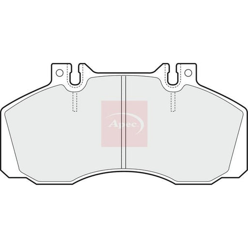 Apec Front Brake Pad Set PAD658
