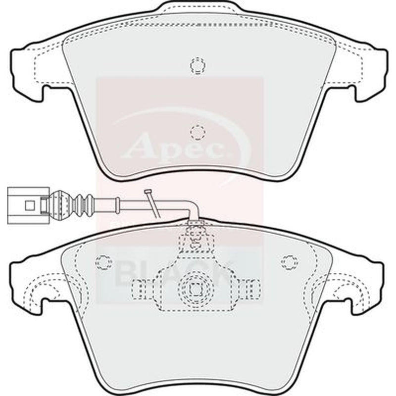 Apec Front Brake Pad Set PAD1337B