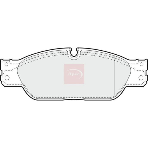 Apec Front Brake Pad Set PAD1456