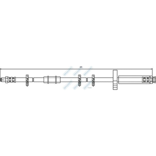 Apec Brake Hydraulic Hose Line Front BHO4118