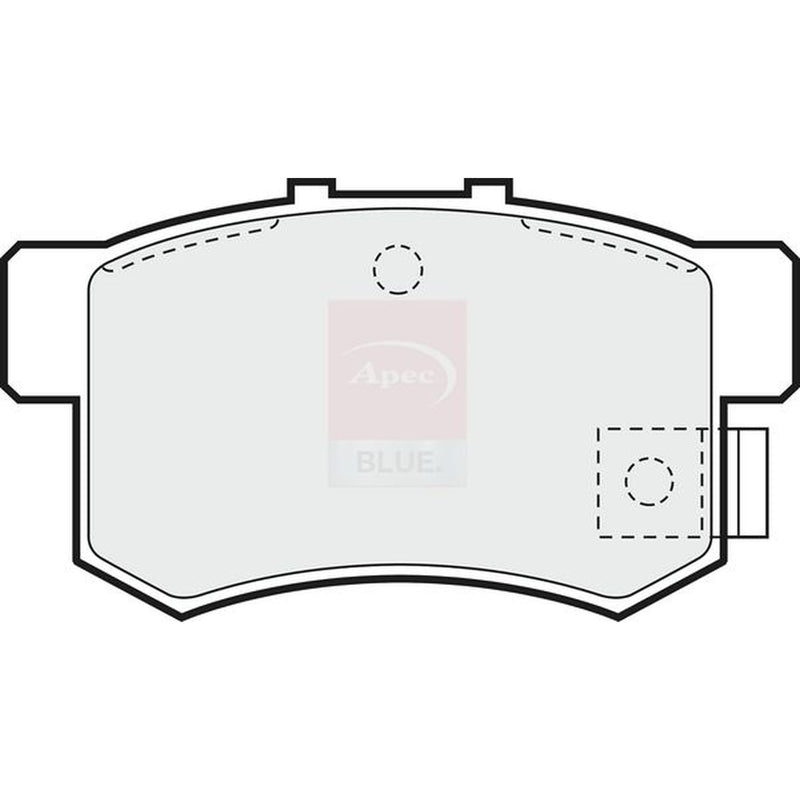 Apec Rear Brake Pad Set PD3433