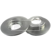 Borg & Beck 2 x Solid Rear Brake Discs BBD5064