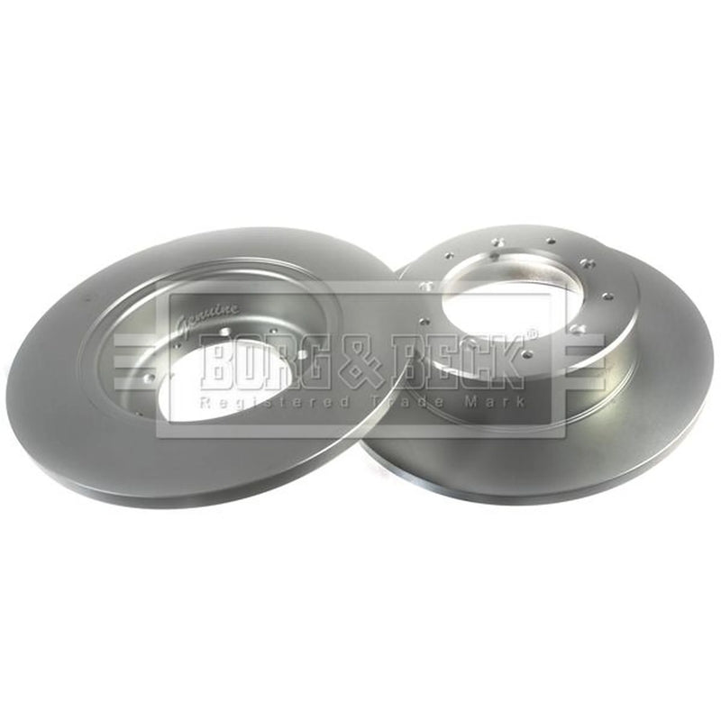Borg & Beck 2 x Solid Rear Brake Discs BBD5064