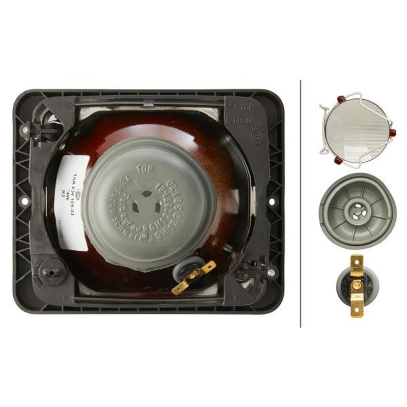 Hella Headlight Headlamp R2 (Bilux) Left 1AA 004 109-031
