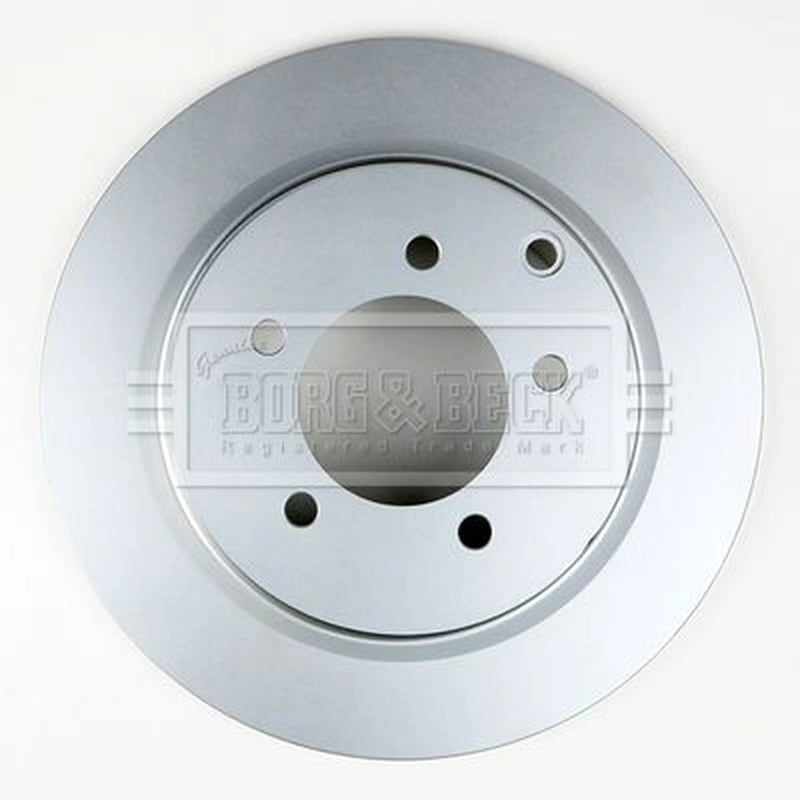 Borg & Beck 2 x Solid Rear Brake Discs BBD5255