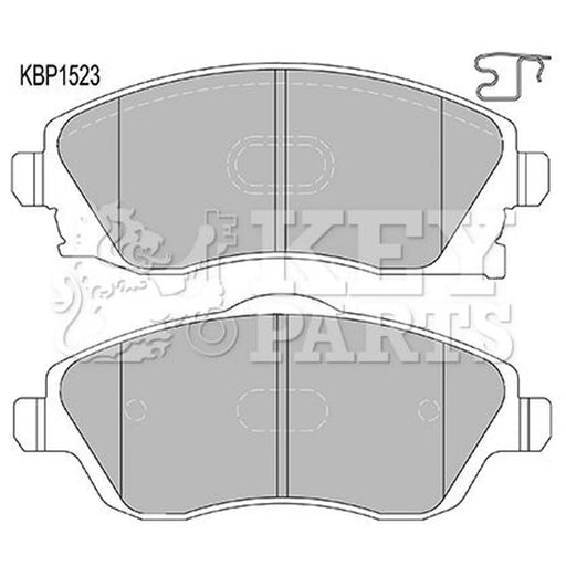 Key Parts 4 x Front Brake Pad Set KBP1523