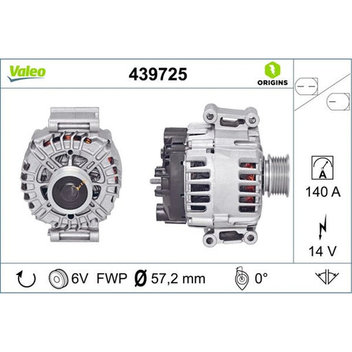 Valeo Car Alternator 12V 439725