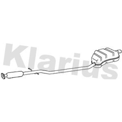 Klarius Box With Tail Pipe Rear BM354B
