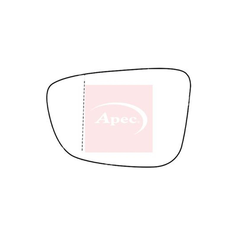 Apec Exterior Wing Mirror Glass Left AMS2771A