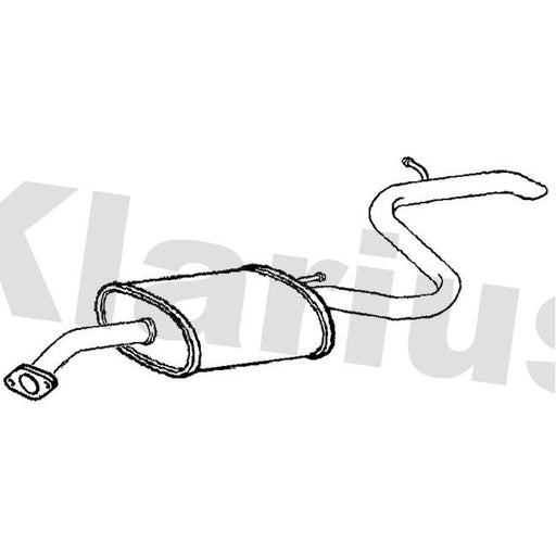 Klarius Box With Tail Pipe Rear HY231C