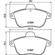 DON Front Brake Pad Set PCP1856