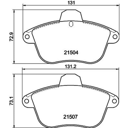 DON Front Brake Pad Set PCP1856
