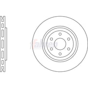 Fahren 2 x Vented Front Brake Discs FBD6015
