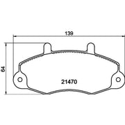 DON Front Brake Pad Set PCP1699