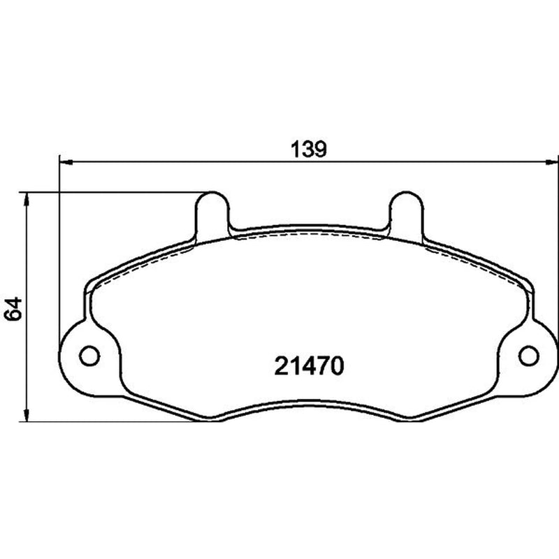 Mintex Front Brake Pad Set MDB2000