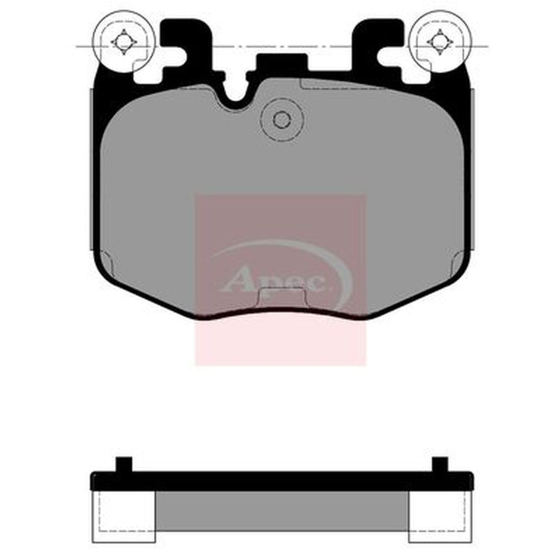 Apec Front Brake Pad Set PAD2667