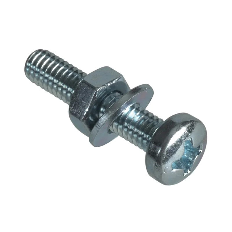 ForgeFix Machine Screw Pozi Compatible Pan Head ZP M4 x 20mm ForgePack 40