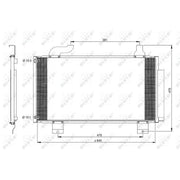 NRF Air Conditioning Condenser 350097