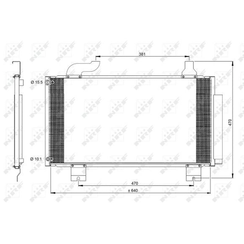 NRF Air Conditioning Condenser 350097