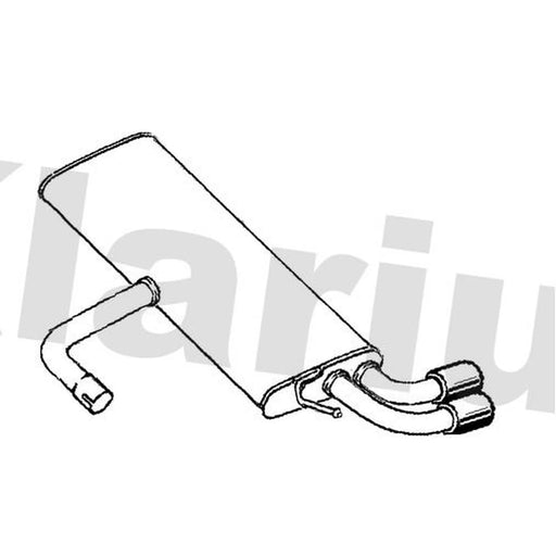Klarius Box With Tail Pipe Rear SE246J