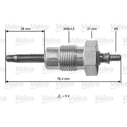 Valeo Diesel Engine Glow Plug 345195