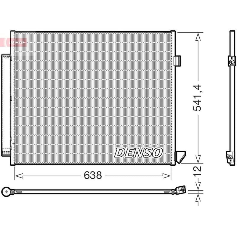 Denso Air Conditioning Condenser DCN17066