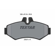 Textar Rear Brake Pad Set 2302101