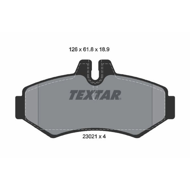 Textar Rear Brake Pad Set 2302101